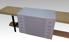 Линейка складная для измерения уровня гибкости на гимнастическую скамейку - fgospostavki.ru - Белогорск