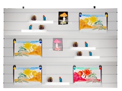 Стенд экспозиционный навесной для детских работ - fgospostavki.ru - Белогорск