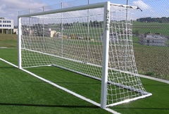Сетка для футбольных ворот (нить 2,2 миллиметра, 7,5Х2,5Х(1Х2) ячейка 100Х100) - fgospostavki.ru - Белогорск