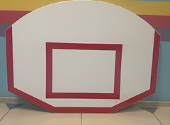 Щит стритбольный тренировочный (влагостойкая фанера), размер 1200х900 миллиметров - fgospostavki.ru - Белогорск