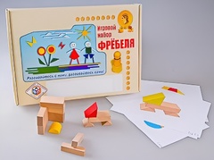 Игровой набор Фребеля "Конструктор деревянный без соединений-1" (Серия "Эксперимент") - fgospostavki.ru - Белогорск