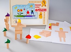 Игровой набор Фребеля "Конструктор деревянный без соединений-3" (Серия "Эксперимент") - fgospostavki.ru - Белогорск