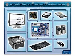 Электрифицированный учебно-информационный стенд "Устройство персонального компьютера" - fgospostavki.ru - Белогорск