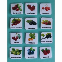 Набор карточек "Ягоды" - fgospostavki.ru - Белогорск