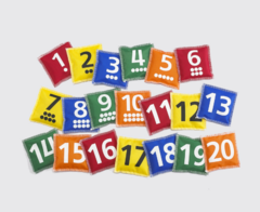 Мешочки с цифрами. Набор 20 шт. - fgospostavki.ru - Белогорск