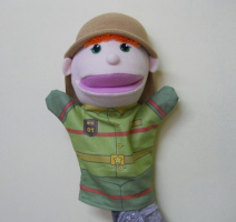 Кукла "Веселый рассказчик" Пожарный - fgospostavki.ru - Белогорск