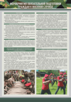 Стенд "Мероприятия обязательной подготовки граждан к военной службе" - fgospostavki.ru - Белогорск