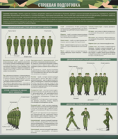 Стенд "Строевая подготовка" - fgospostavki.ru - Белогорск
