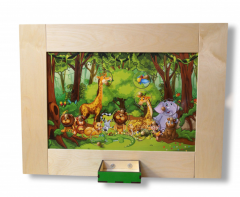 Тактильно-развивающая панель «Мир зверей» - fgospostavki.ru - Белогорск