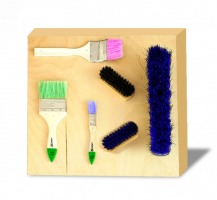 Тактильно-развивающая панель с мягкими кисточками - fgospostavki.ru - Белогорск