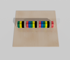 Тактильно-развивающая панель с разноцветными кругами - fgospostavki.ru - Белогорск