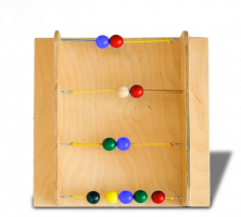 Тактильно-развивающая панель с текстурами и радужными шариками - fgospostavki.ru - Белогорск