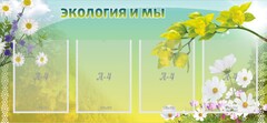Стенд "Экология и мы" - fgospostavki.ru - Белогорск