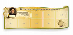 Стенд резной "Из дальних странствий возвратясь" - fgospostavki.ru - Белогорск