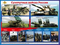 Стенд "Сухопутные войска России" - fgospostavki.ru - Белогорск