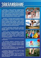 Стенд "Закаливание" - fgospostavki.ru - Белогорск