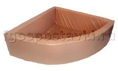 Сухой бассейн угловой полукруглый (без рисунка) - fgospostavki.ru - Белогорск