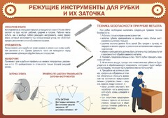 Стенд "Режущие инструменты для рубки и их заточки" - fgospostavki.ru - Белогорск