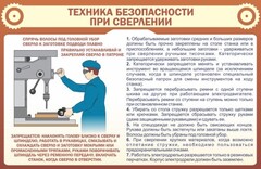 Стенд "Техника безопасности при сверлении" - fgospostavki.ru - Белогорск