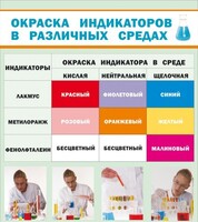 Стенд "Окраска индикаторов в различных средах" - fgospostavki.ru - Белогорск
