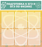 Стенд "Подготовка к ЕГЭ и ОГЭ по физике (6 карманов)" - fgospostavki.ru - Белогорск