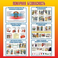 Стенд "Пожарная безопасность" Вариант 4 - fgospostavki.ru - Белогорск