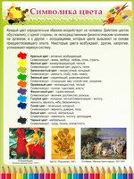 Стенд "Символика цвета" - fgospostavki.ru - Белогорск