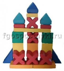 Мягкий модуль-конструктор "Башня" (21 элемент) - fgospostavki.ru - Белогорск