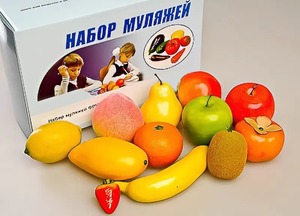 Набор муляжей фруктов - fgospostavki.ru - Белогорск