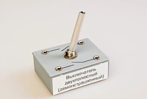Выключатель двухполюсный (демонстрационный) - fgospostavki.ru - Белогорск