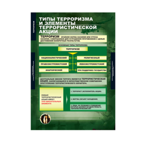 Комплект таблиц. ОБЖ. Терроризм. - fgospostavki.ru - Белогорск