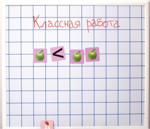 Магнитно-маркерная доска "Клетка" (86 см х 75 см) - fgospostavki.ru - Белогорск