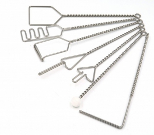 Постановочные зонды на витых ручках с колечком (шариковый зонд на витой ручке). Комплект из 7 зондов - fgospostavki.ru - Белогорск