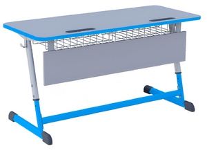 Парта NOMAD двухместная регулируемая по высоте с антивандальной кромкой - fgospostavki.ru - Белогорск