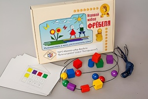 Игровой набор Фребеля "Бусы-шнуровка" (серия "Эксперимент") - fgospostavki.ru - Белогорск