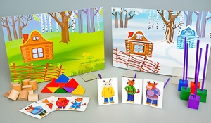 Игровой набор Фребеля "Заюшкина избушка" (серия "Сказочный мир". Выпуск 1) - fgospostavki.ru - Белогорск