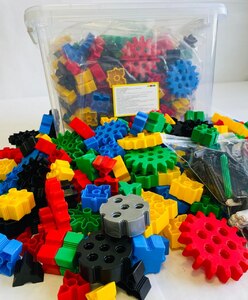 Конструктор STEM "Шестеренки" 400 деталей - fgospostavki.ru - Белогорск