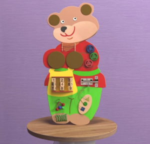 Бизиборд «Мишка Потапыч» - fgospostavki.ru - Белогорск