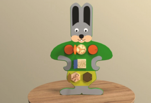 Бизиборд «Серый заинька» - fgospostavki.ru - Белогорск