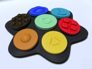 Полностью тактильный коммуникатор 7-кнопочный многоуровневый - fgospostavki.ru - Белогорск