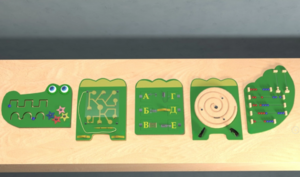 Бизиборд «Крокодил Гена» - fgospostavki.ru - Белогорск