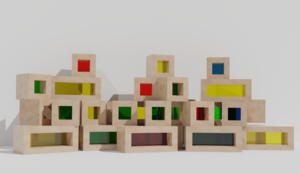 Детский развивающий набор из разноцветных элементов - fgospostavki.ru - Белогорск