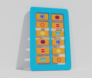 Игровая панель «Дорожные знаки»  - fgospostavki.ru - Белогорск