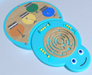 Настенный игровой элемент «Гусеница» - fgospostavki.ru - Белогорск