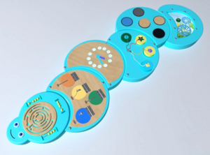 Развивающая панель «Гусеница» - fgospostavki.ru - Белогорск