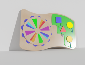 Тактильно-развивающая панель «Яркие краски» - fgospostavki.ru - Белогорск