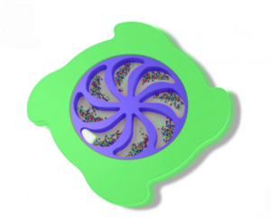 Тактильно-развивающая панель «Вращение радуги» - fgospostavki.ru - Белогорск