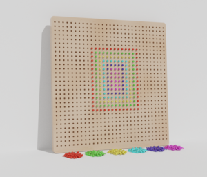 Тактильно-развивающая панель «Радужная мозаика» - fgospostavki.ru - Белогорск