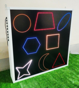 Панель интерактивная со светящимися цветными фигурами - fgospostavki.ru - Белогорск