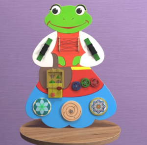 Бизиборд «Лягушка» - fgospostavki.ru - Белогорск